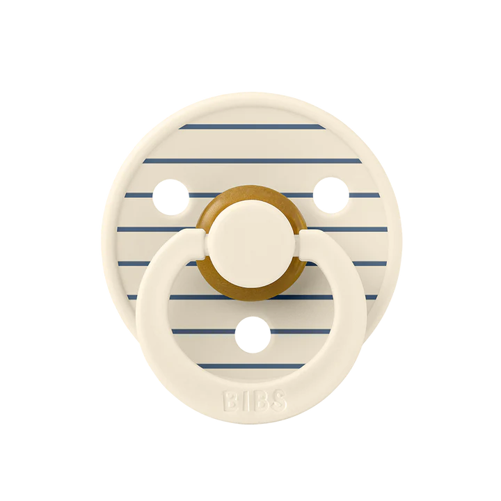 מוצץ - פסים דקים - שנהב סטיל Bibs Studio Colour