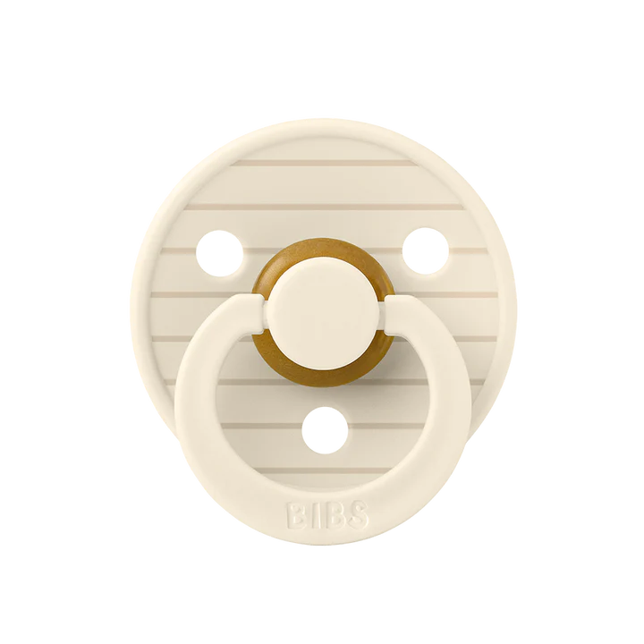 מוצץ - פסים דקים - שנהב וניל Bibs Studio Colour