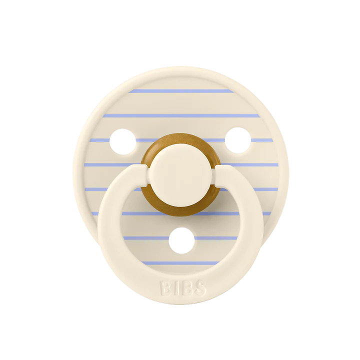 מוצץ - פסים דקים - שנהב האש Bibs Studio Colour