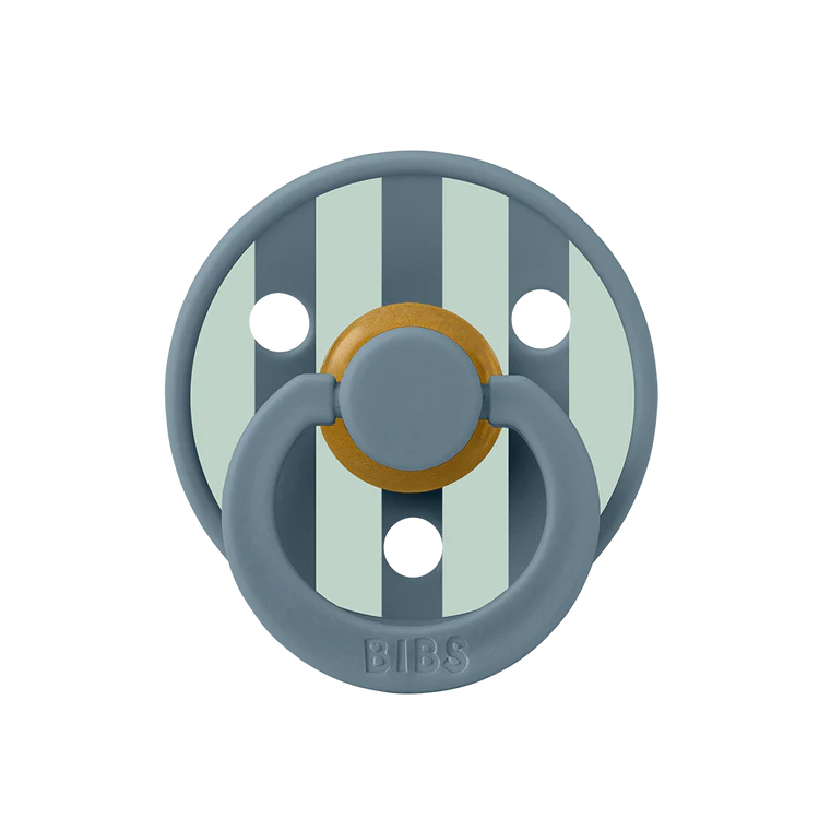 מוצץ - פסים עבים - פטרול מינט Bibs Studio Colour