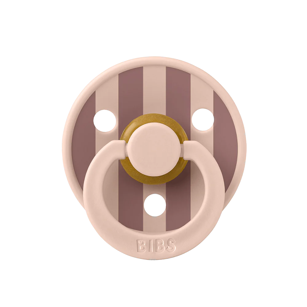 מוצץ - פסים עבים - סומק צ'אק Bibs Studio Colour