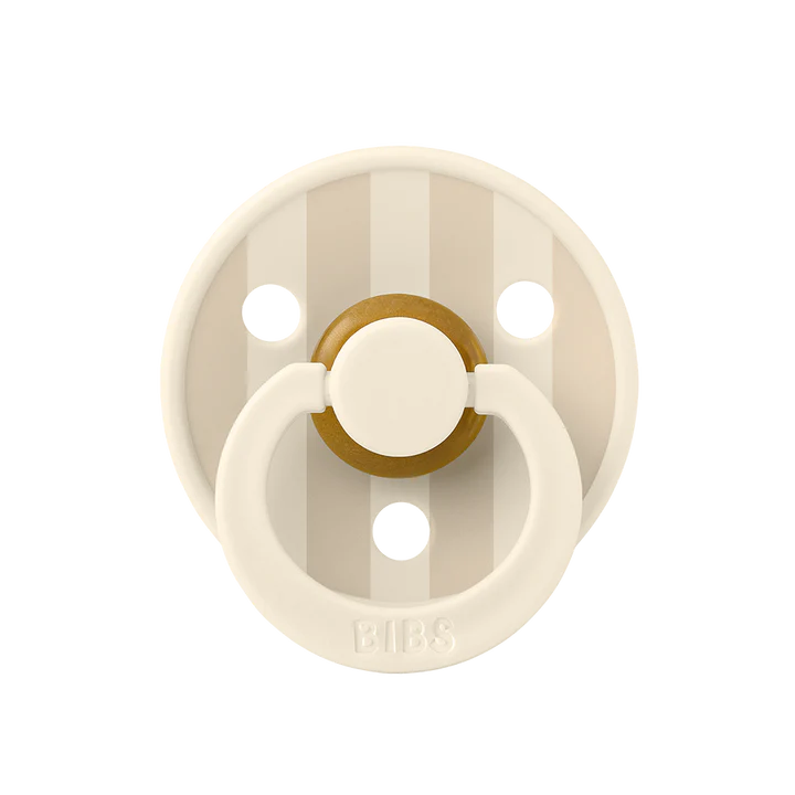 מוצץ - פסים עבים - שנהב וניל Bibs Studio Colour