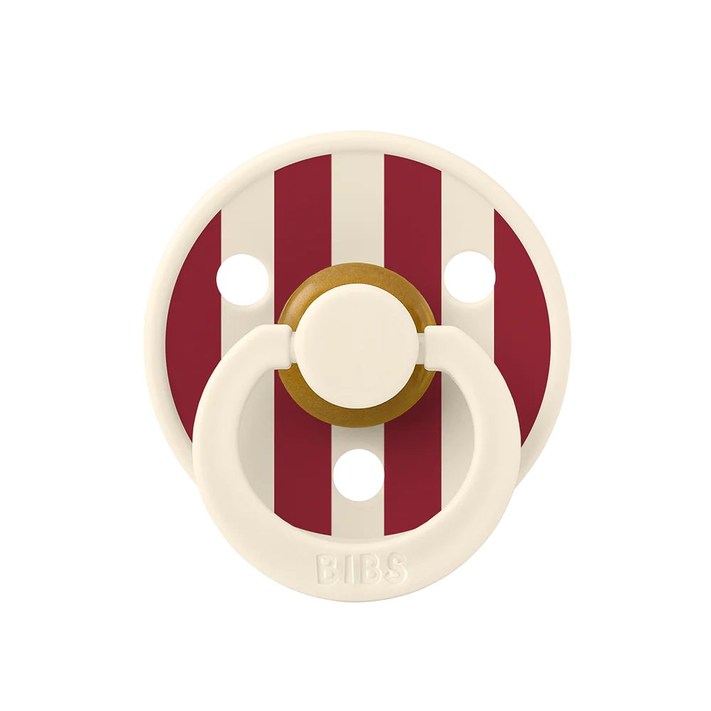 מוצץ - פסים עבים - שנהב רובי Bibs Studio Colour