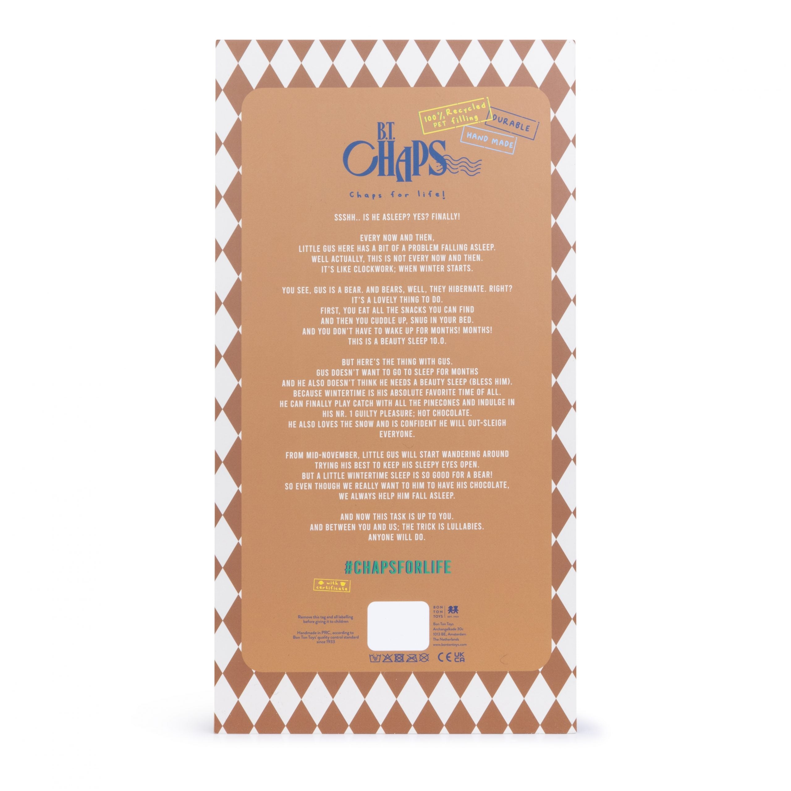 בובה בקופסת מתנה - גאס הדובי