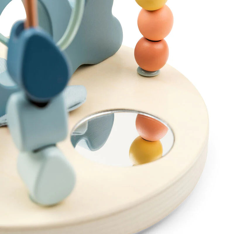 מבוך חרוזים מעץ - וולי הלוויתן