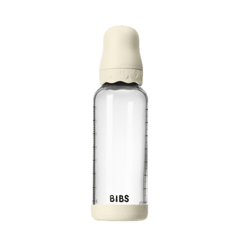 בקבוק זכוכית - שנהב Bibs