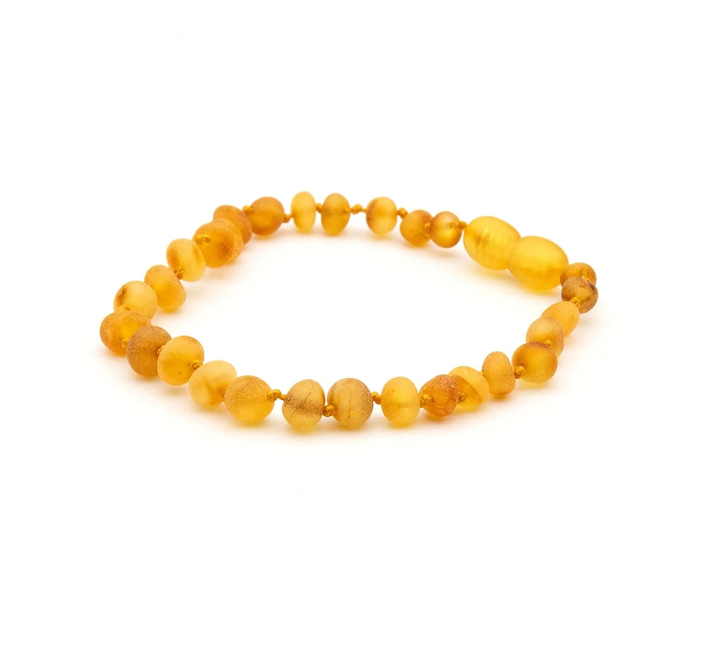 צמיד ענבר בלטי - דבש מט