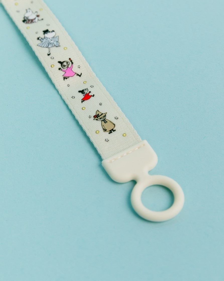 מחזיק קליפס למוצץ - מומין שנהב Bibs