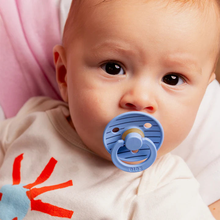 מוצץ BIBS | גומי COLOUR | בייבן פסים דקים