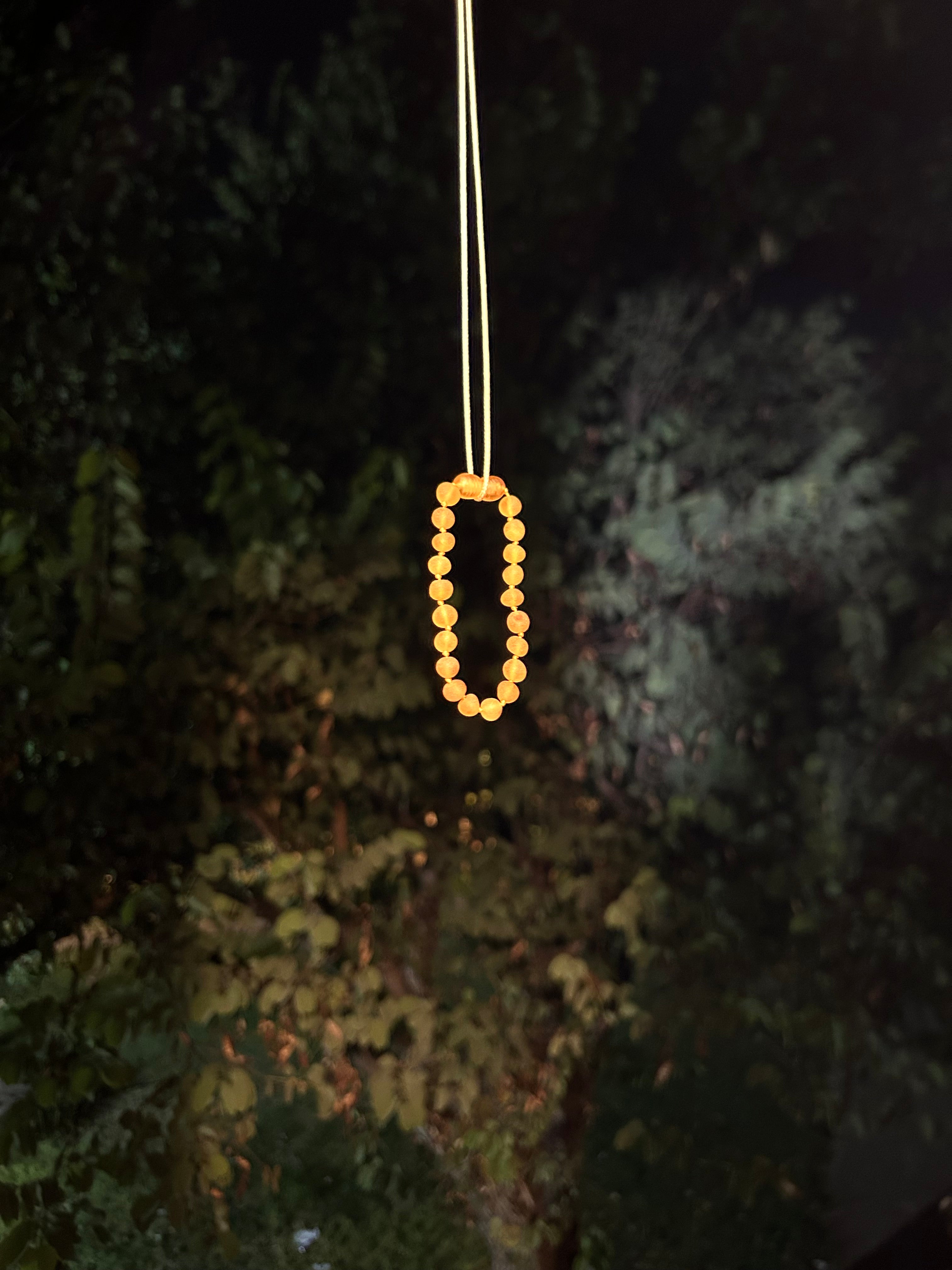 צמיד ענבר בלטי - דבש מט