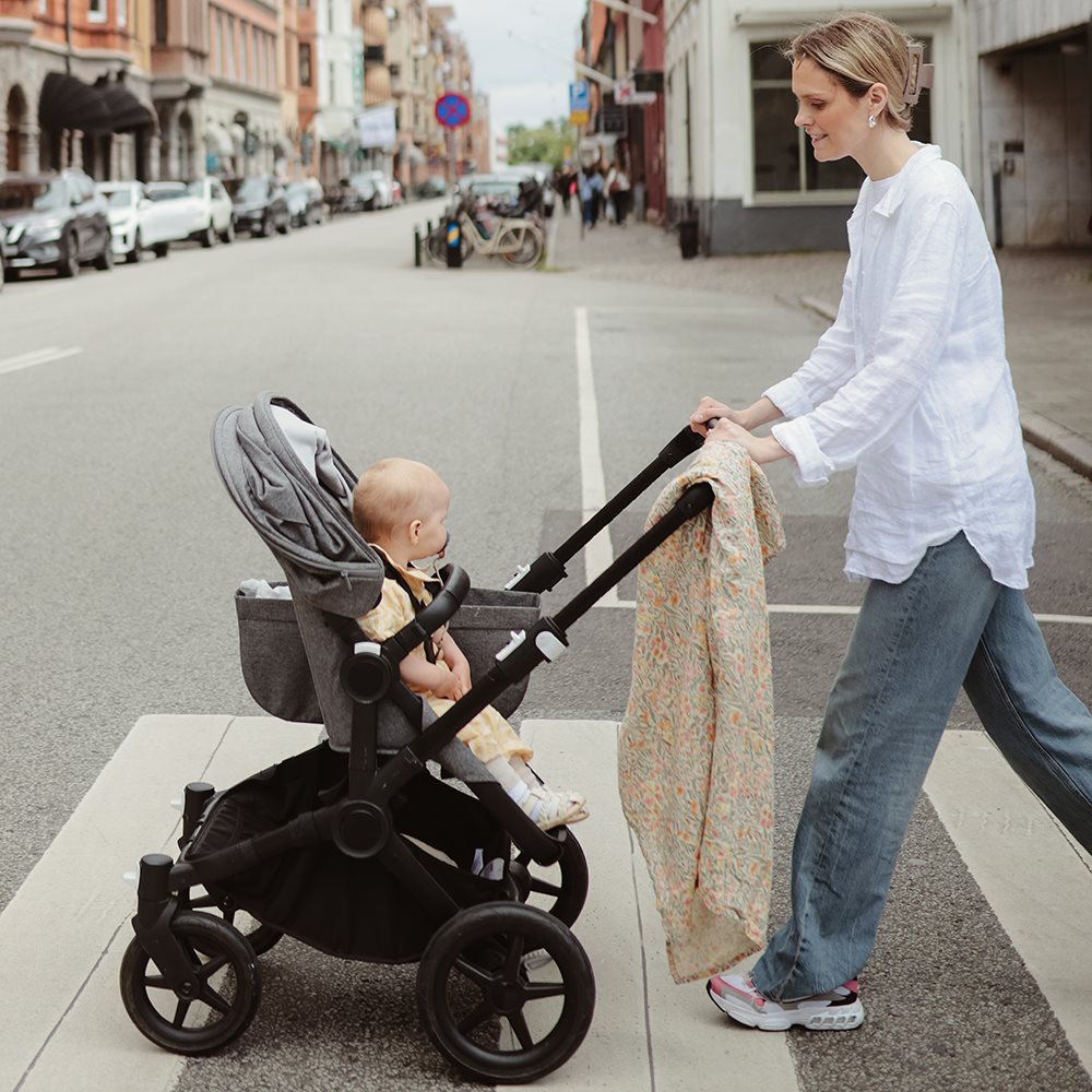 חיתול אורגני - פסטל פורח