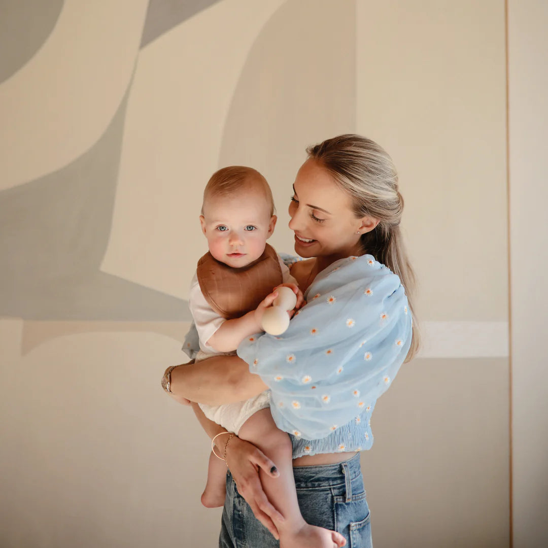 סינרי בד - זוג שיש קרמל