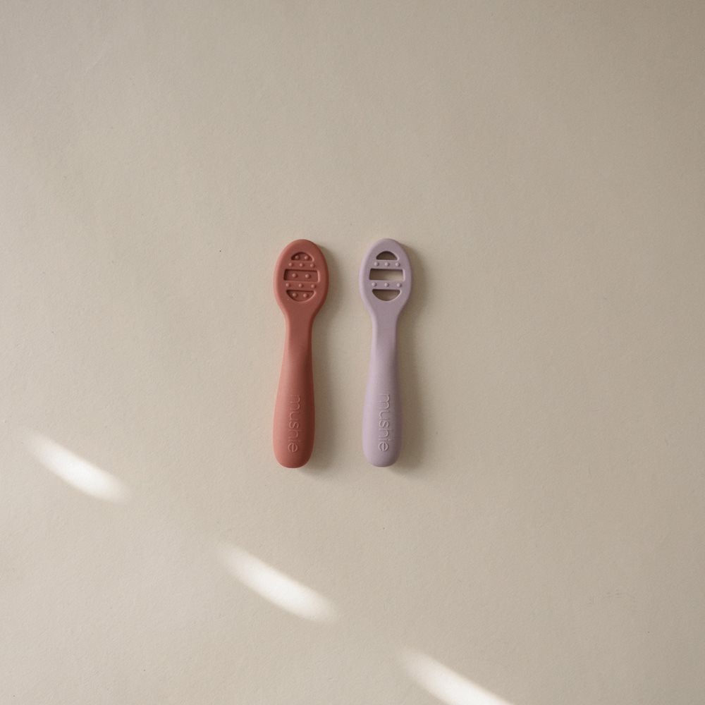 כפיות סיליקון לטעימות - זוג דאסטי רוז לילך