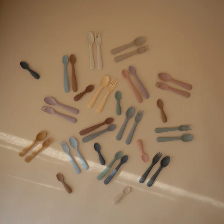 כפיות סיליקון קטנות - זוג קרם בלאש