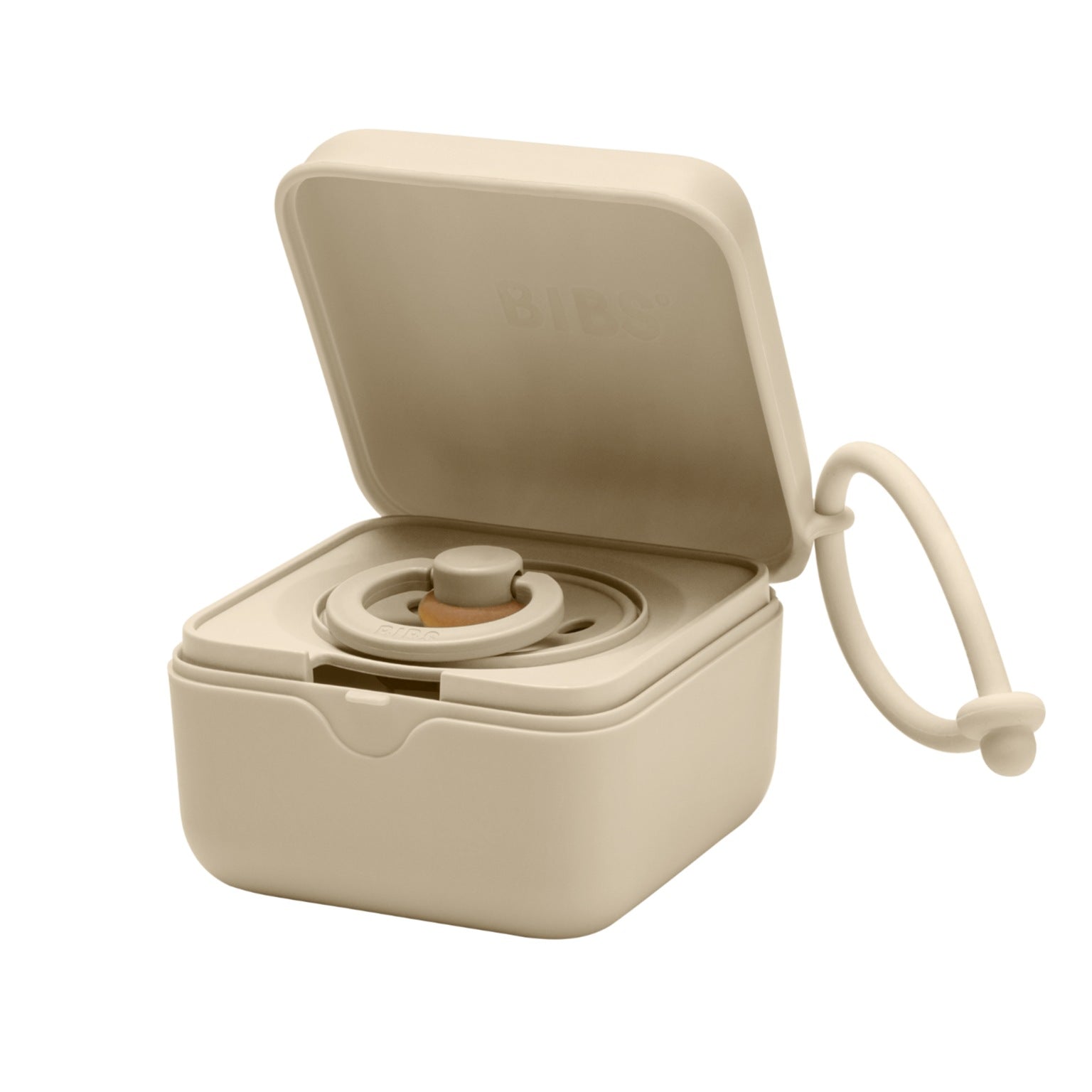 קייס קופסה למוצץ - וניל Bibs