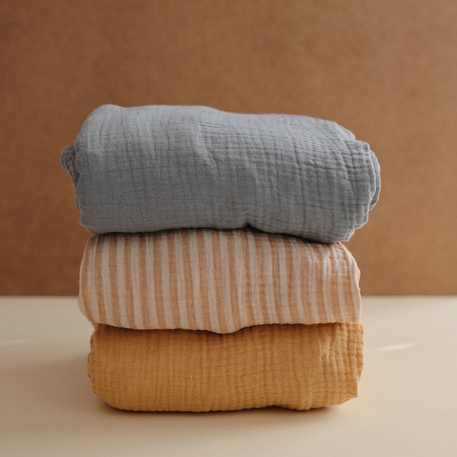 סדין עריסה אורגני - ווינד