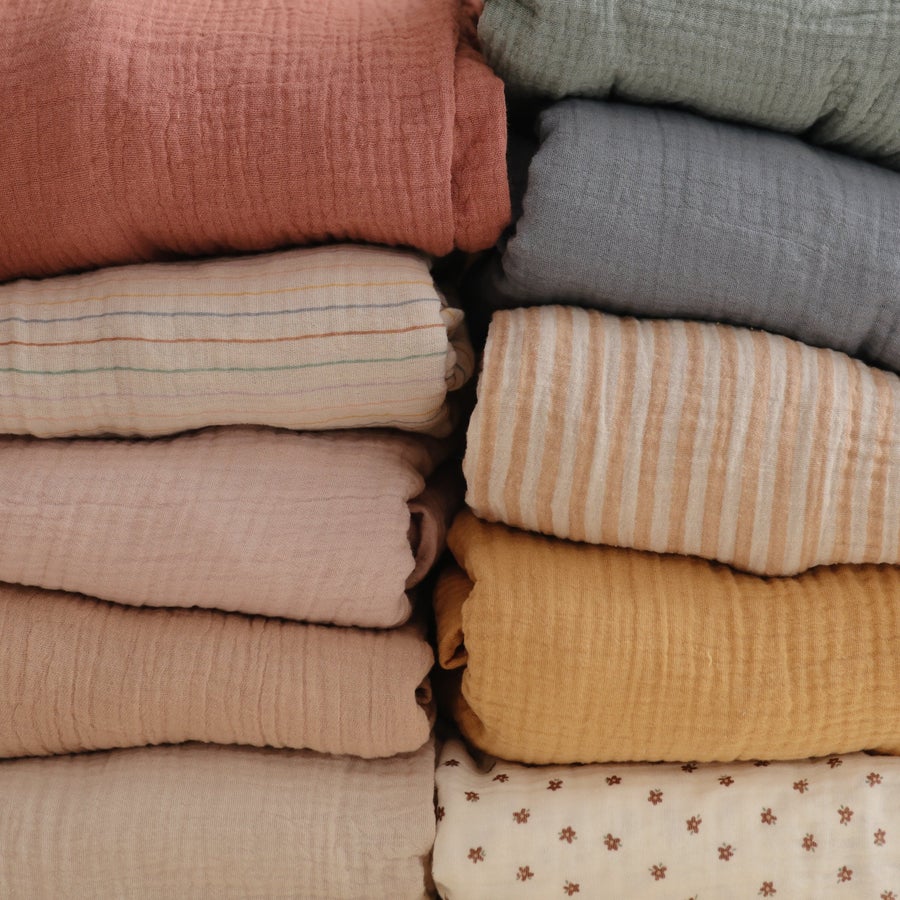 סדין עריסה אורגני - ווינד