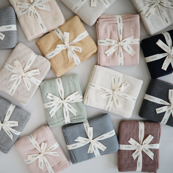 שמיכה סרוגה - פסים איירון