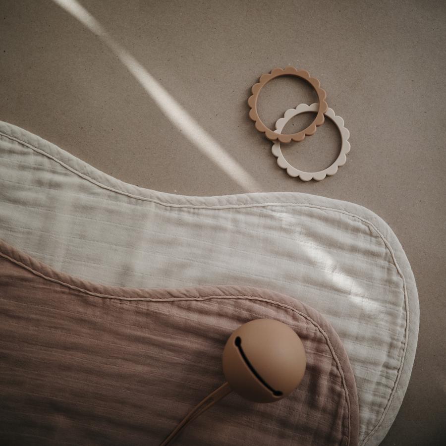 חיתולי כתף - זוג שיש נטורל