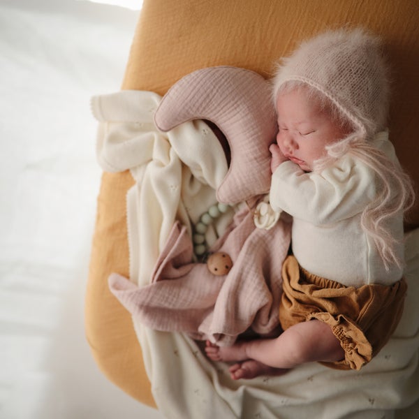 סדין עריסה אורגני - זהב