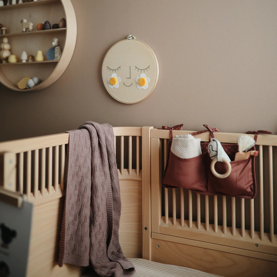 שמיכה סרוגה דבש צ'אק