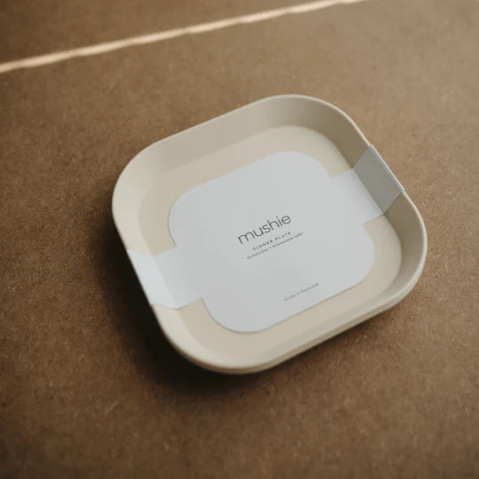 צלחות - זוג קרם