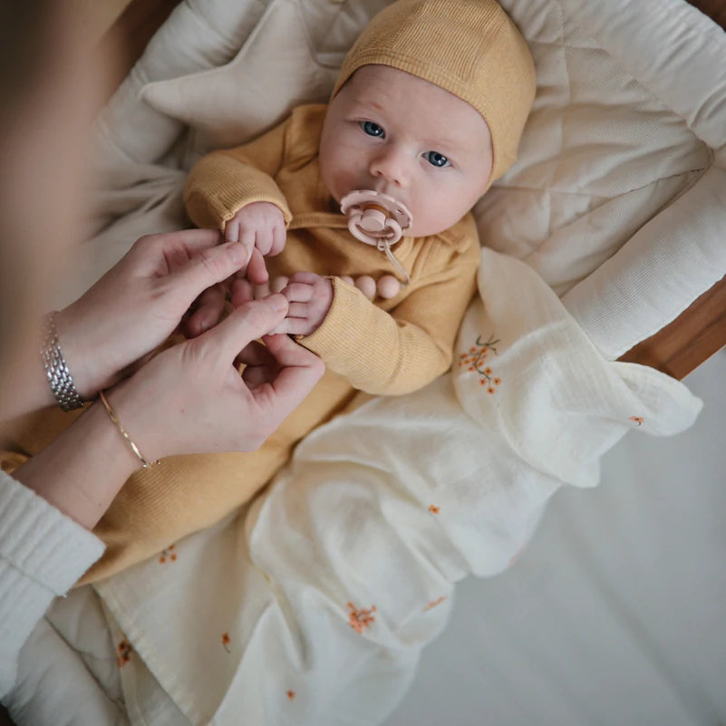 חיתולים אורגניים - שלישיה פרחים