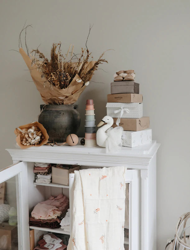 חיתול אורגני - פרחים