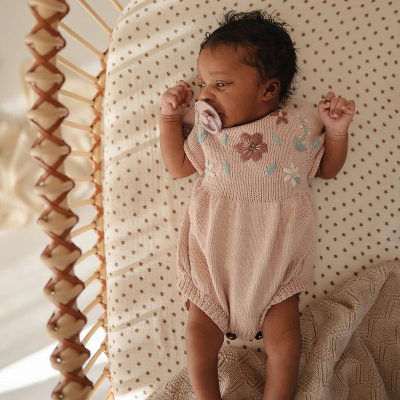 סדין עריסה אורגני - דייזי