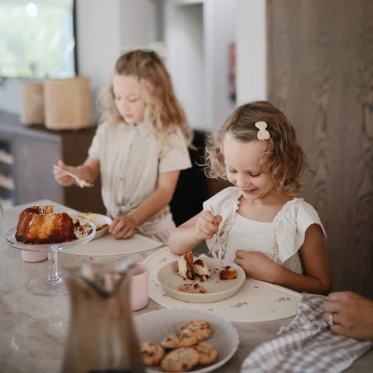 פלייסמט - פרחים ורודים