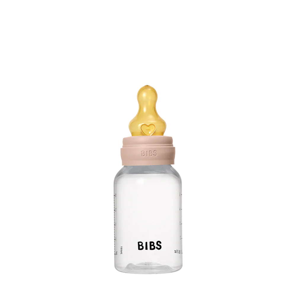 בקבוק פלסטיק עם פטמת גומי - בלאש Bibs