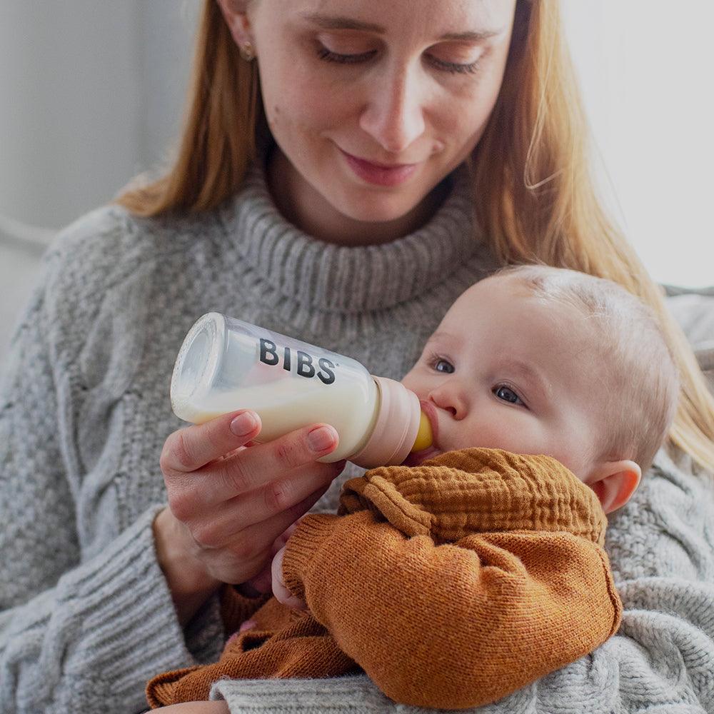 זוג פטמות לבקבוק זכוכית BIBS | זרימה איטית