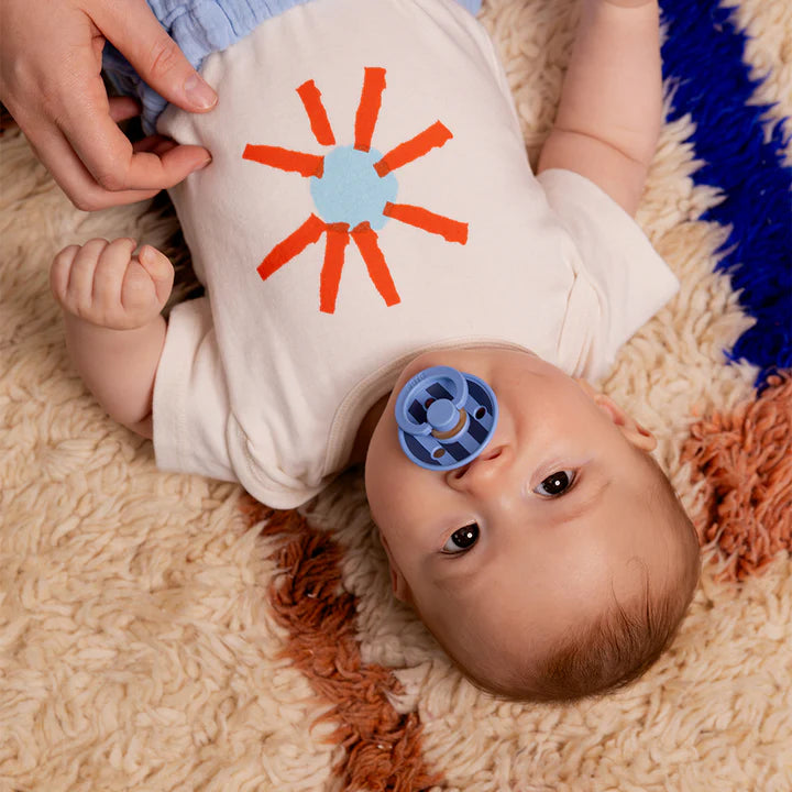 מוצץ BIBS | גומי COLOUR | בייבן פסים עבים